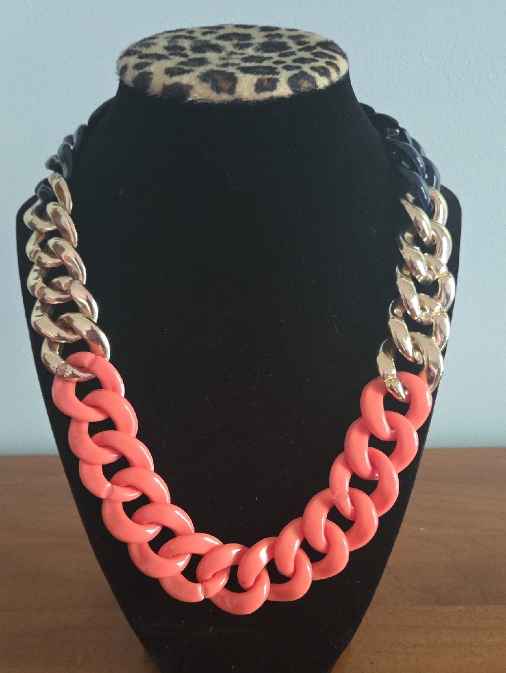 Aldo Tri Color Chain Necklace